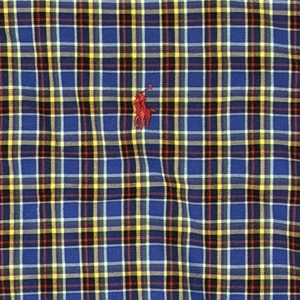 Ralph Lauren Plaid Button Down Shirt‎ Mens XL Classic Red Pony Long Sleeve - Picture 3 of 9